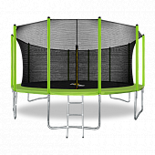 Батут 16FT с внутренней страховочной сеткой и лестницей ARLAND(Light green)