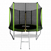 Батут 8FT с внешней страховочной сеткой и лестницей ARLAND(Light green)